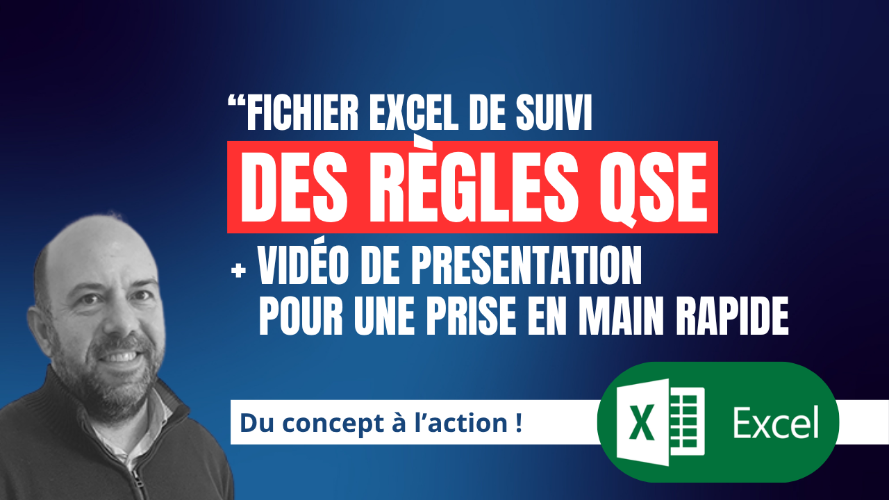 Fichier Excel : Suivi de la conformité aux règles QSE